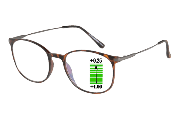 Leesbril Ofar Office Multifocaal CF0003B- Havanna -+1.00