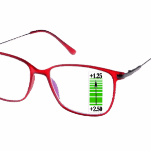 Leesbril Ofar Office Multifocaal CF0002C-Rood -+1.50