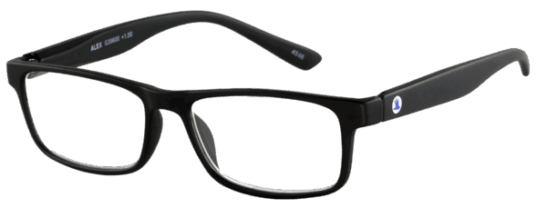 Leesbril INY Alex-Zwart-+2.00