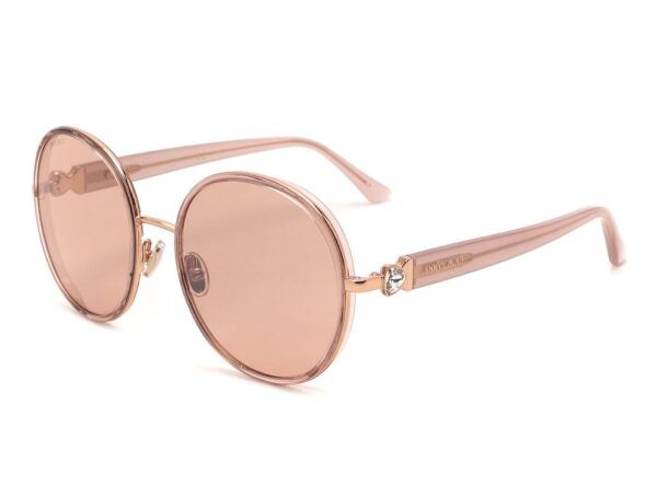 Zonnebril Jimmy Choo PAM/S-BKU-57 metal lichtroze