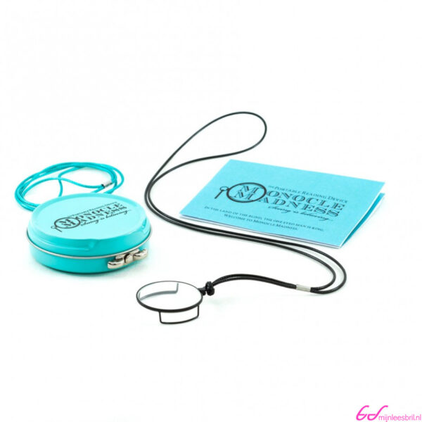 Monocle Madness-Zwart Mat-+2.50