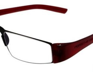 Leesbril Porsche Design P8801-Titanium/Rood-+3.00