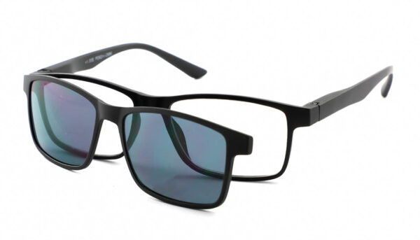 Leesbril MPG KLH144 Met Zonneclip-Zwart 2-+1.00