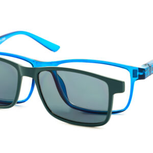 Leesbril MPG KLH144 Met Zonneclip-Blauw Readr.-+3.00