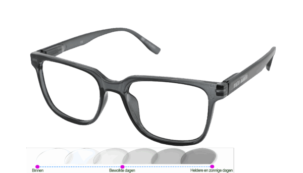 Leesbril Vista Bonita Cubo Photochromic-Midnight Blue-+2.50