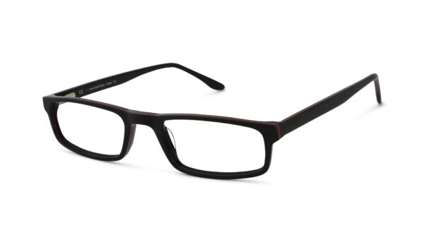 75022 C13 brushed zwart/rood
