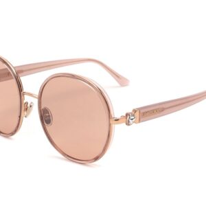 Zonnebril Jimmy Choo PAM/S-BKU-57 metal lichtroze